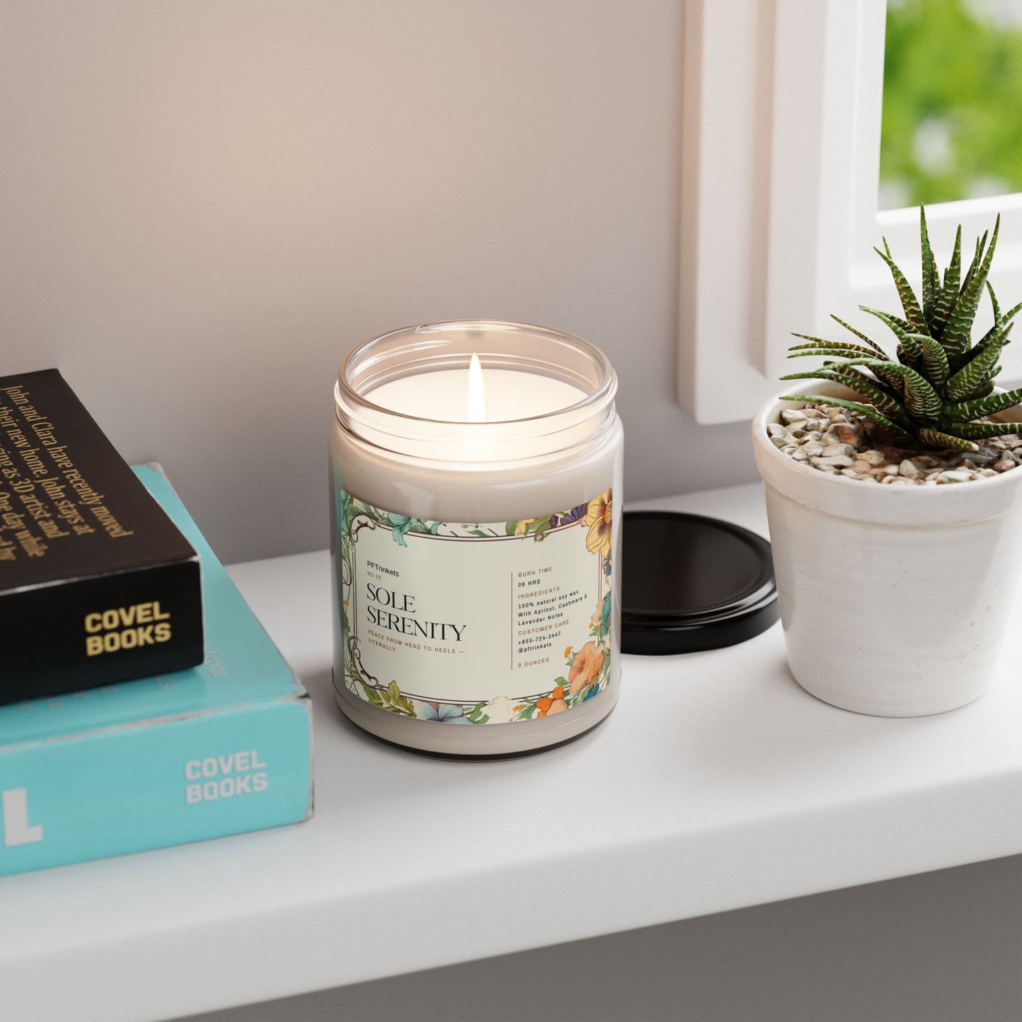 ✨Sole Serenity White Sage & Lavender Candle✨