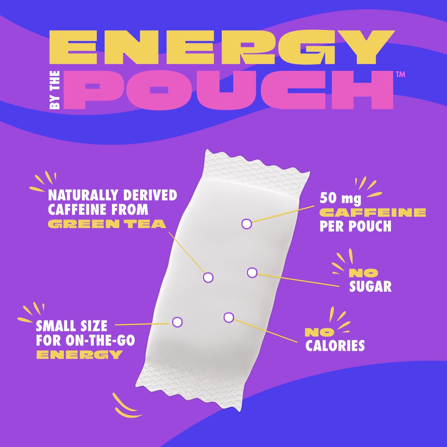 MOJO Energy Pouches Peach Watermelon Flavor
