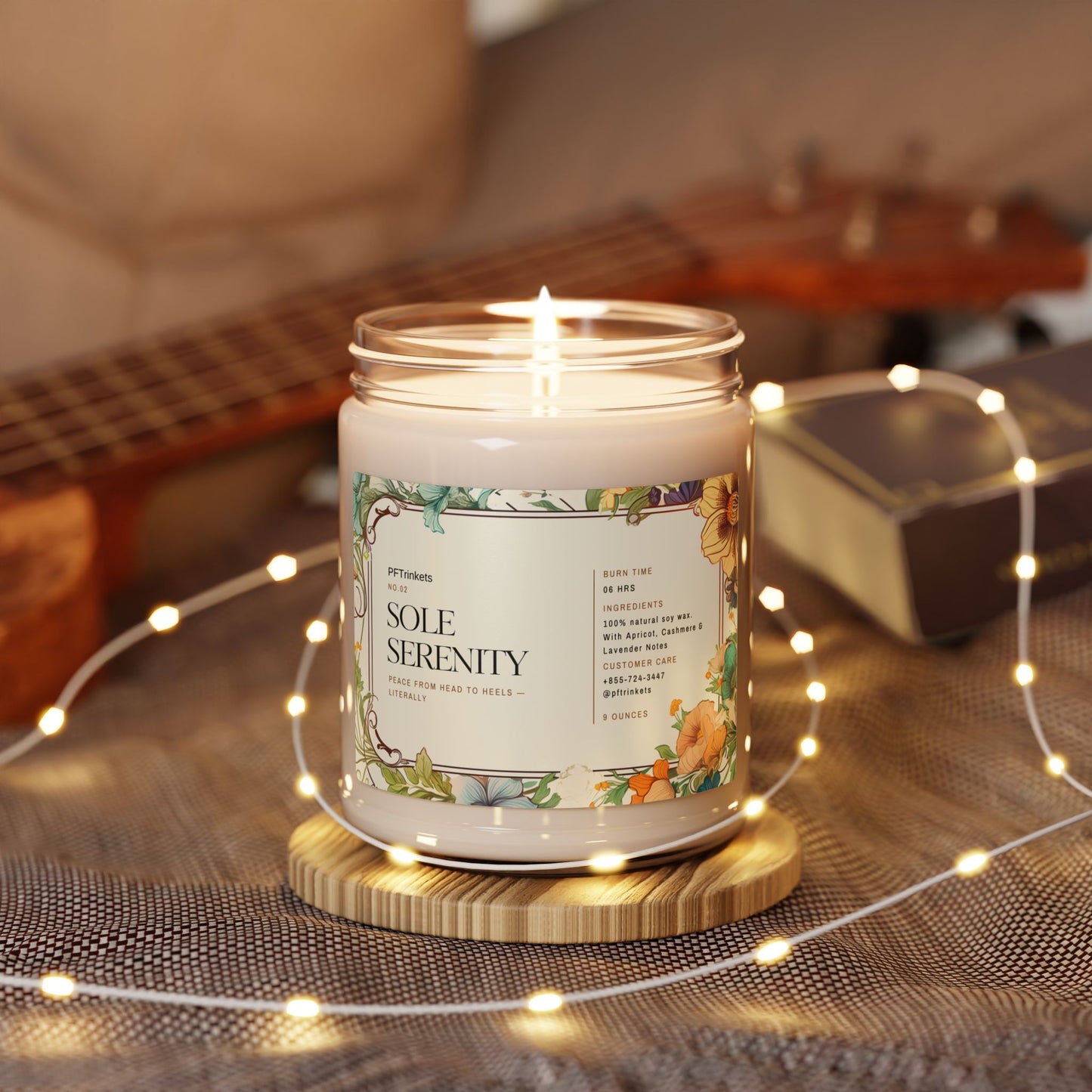 ✨Sole Serenity White Sage & Lavender Candle✨