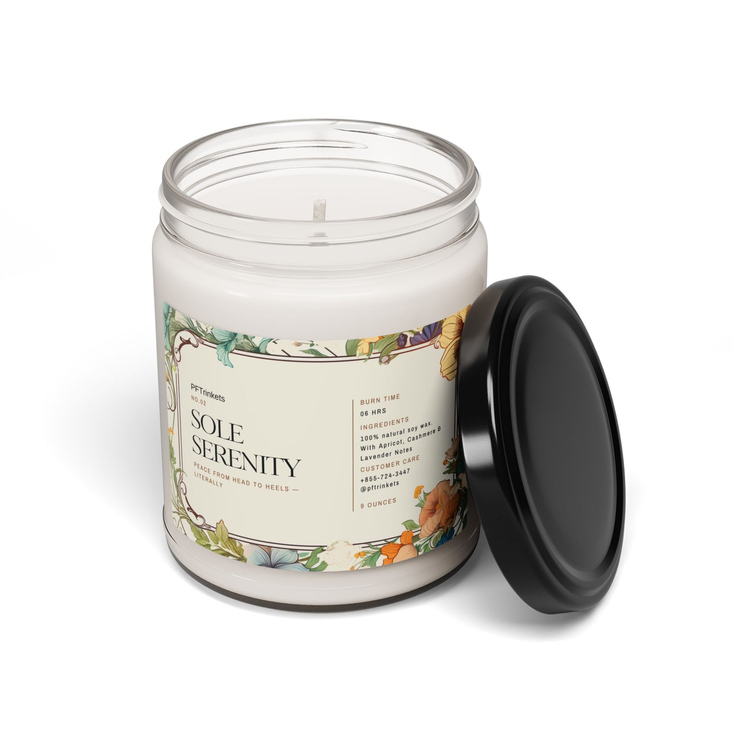 ✨Sole Serenity White Sage & Lavender Candle✨