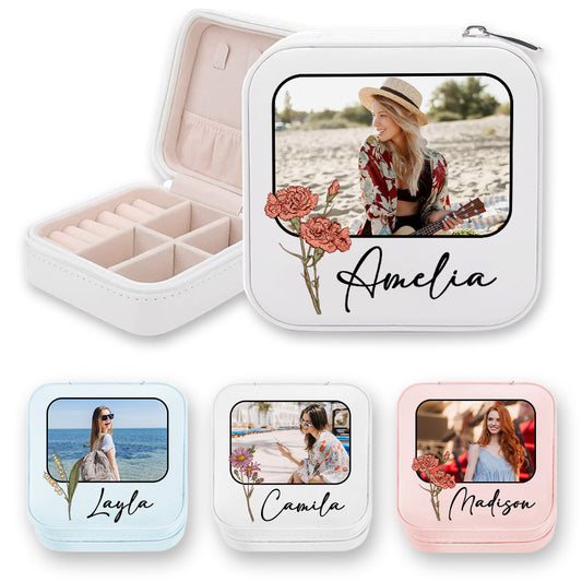 Personalized  Travel Jewelry Case