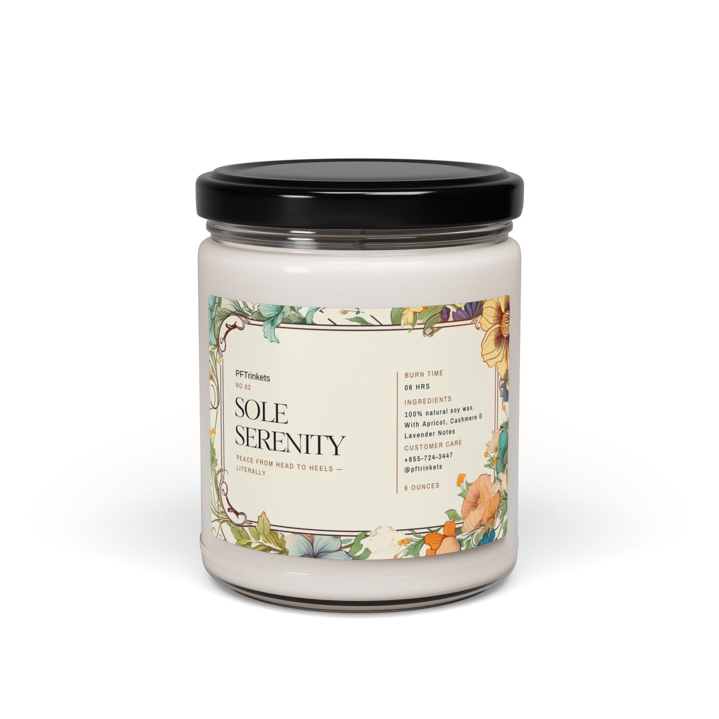 ✨Sole Serenity White Sage & Lavender Candle✨