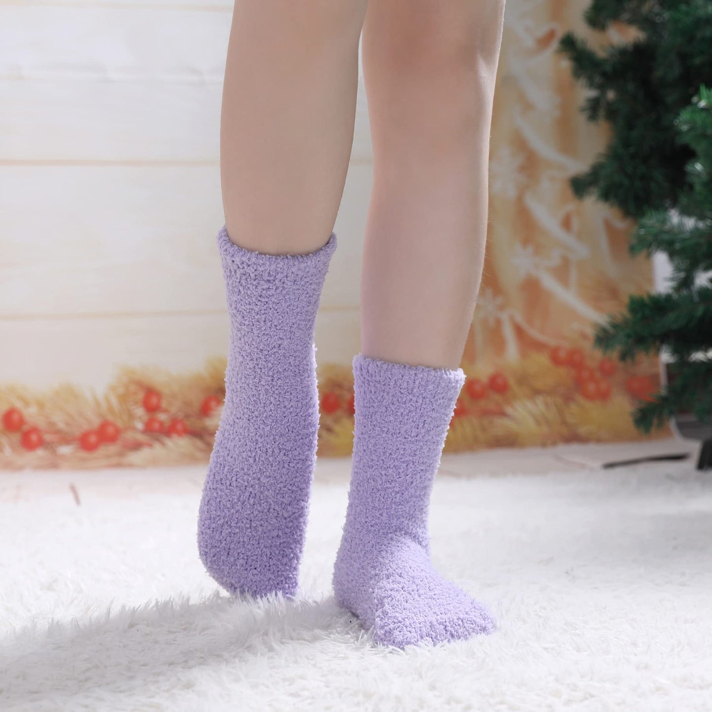 Plush Winter Slipper Socks
