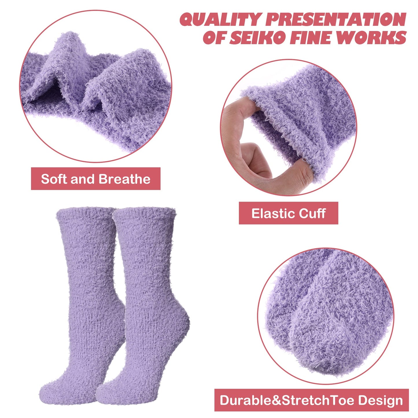 Plush Winter Slipper Socks