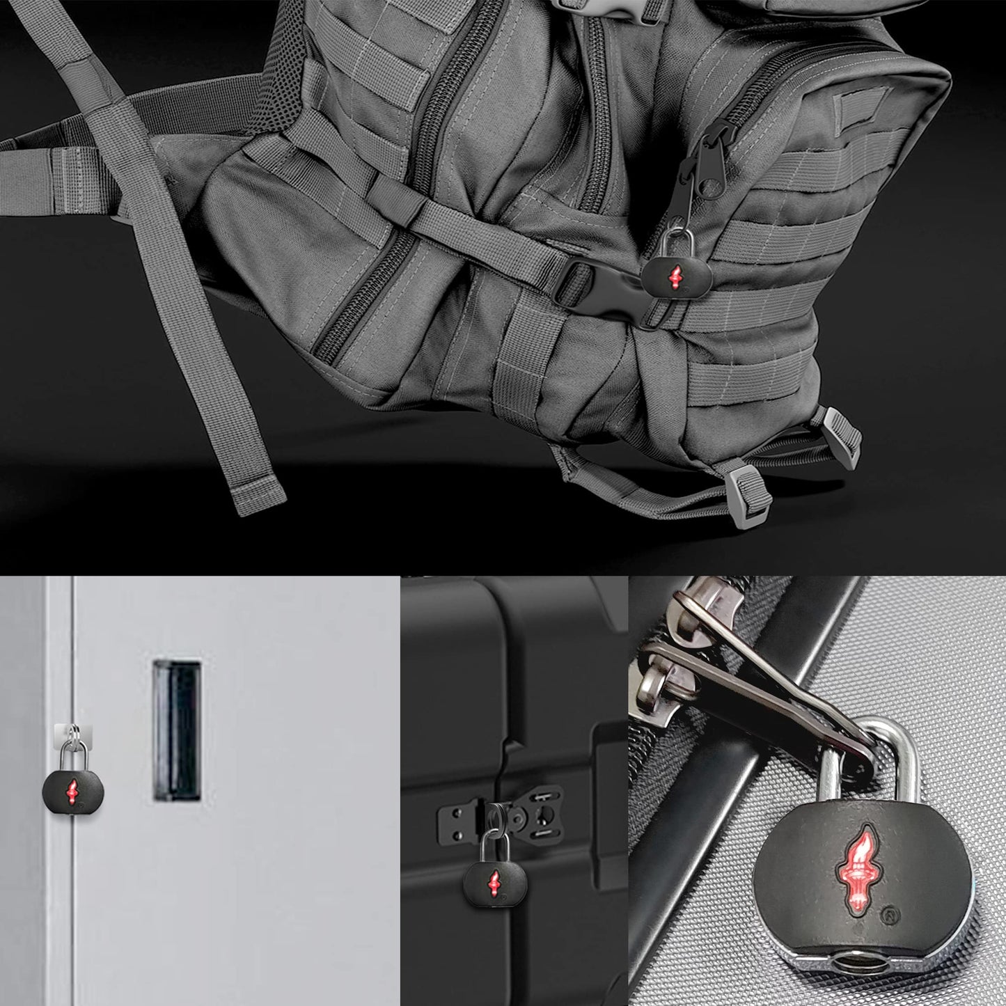DualCrown 4-Pack TSA-Approved Luggage Locks